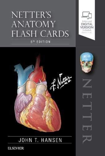 Netter's Anatomy Flash Cards