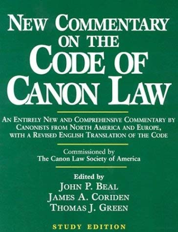 New Commentary On The Code Of Canon Law