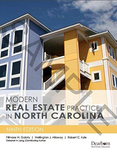 Modern Real Estate Practice In North Carolina