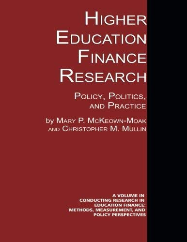 Higher Education Finance Research