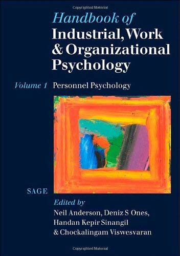 Industrial Work and Organizational Psychology Volume 1