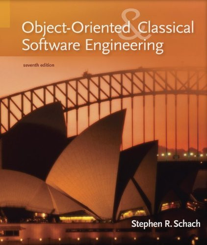 Object-Oriented And Classical Software Engineering