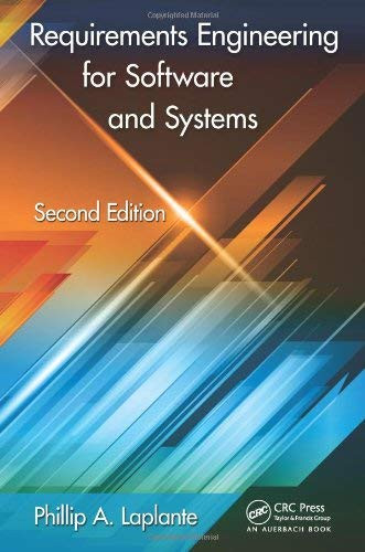 Requirements Engineering For Software And Systems