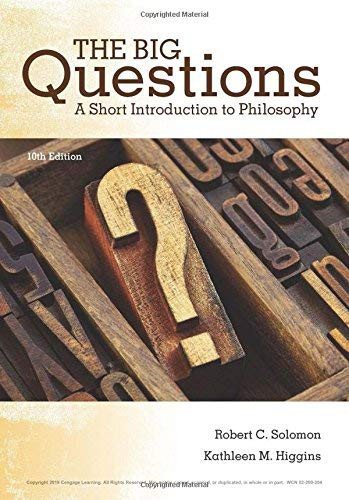 Big Questions A Short Introduction To Philosophy