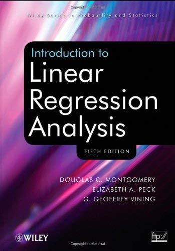 Introduction To Linear Regression Analysis