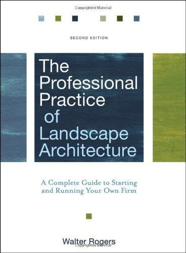 Professional Practice Of Landscape Architecture