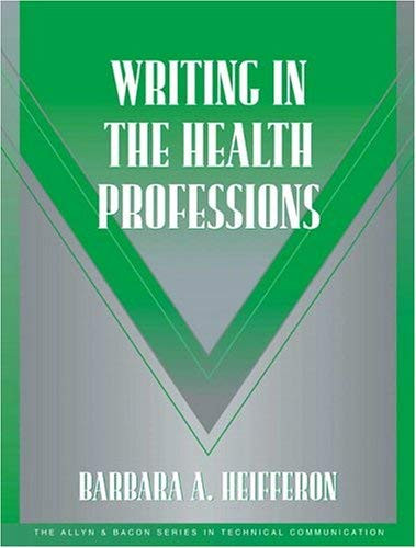 Writing In The Health Professions