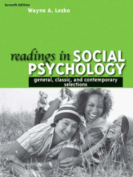Readings In Social Psychology
