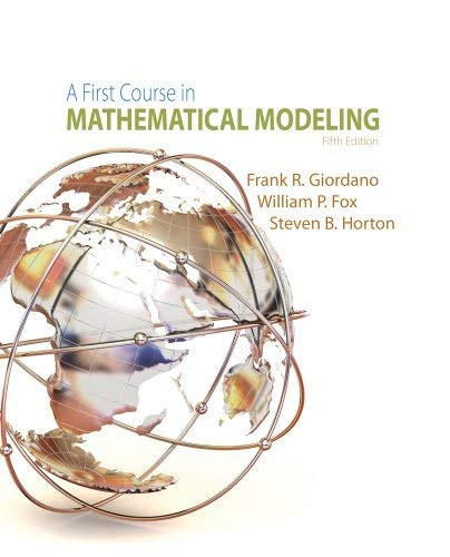 First Course In Mathematical Modeling