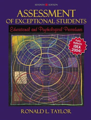 Assessment Of Exceptional Students
