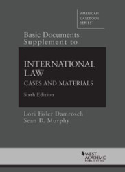 Supplement To International Law Cases And Materials