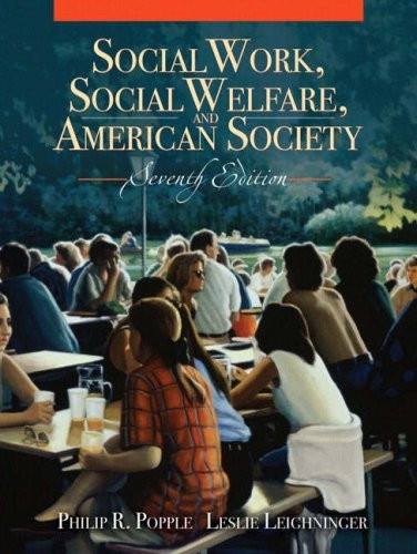Social Work Social Welfare And American Society