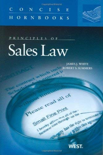 Principles Of Sales Law