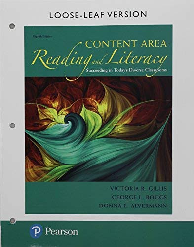 Content Area Reading And Literacy