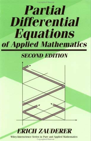 Partial Differential Equations Of Applied Mathematics