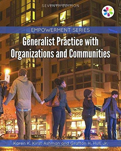 Generalist Practice With Organizations And Communities