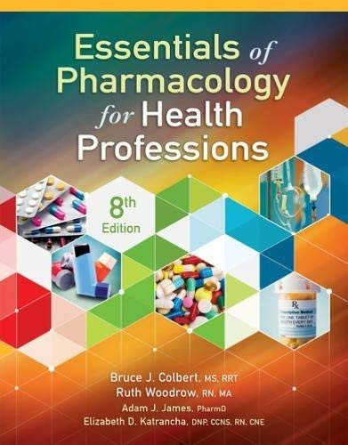 Essentials Of Pharmacology For Health Professions