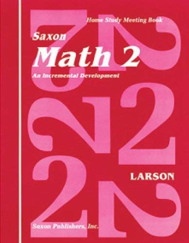 Saxon Math 2 Homeschool