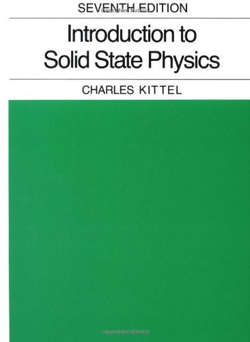 Introduction To Solid State Physics By Kittel Charles Isbn