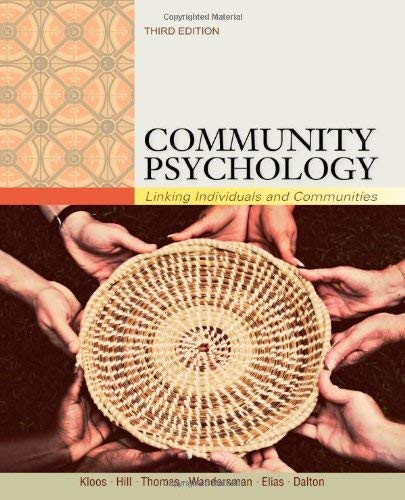 Community Psychology