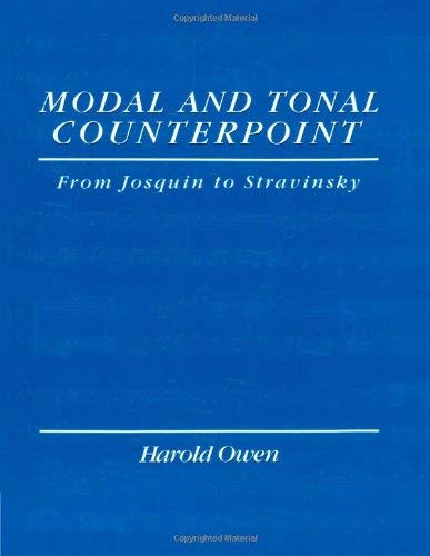 Modal And Tonal Counterpoint