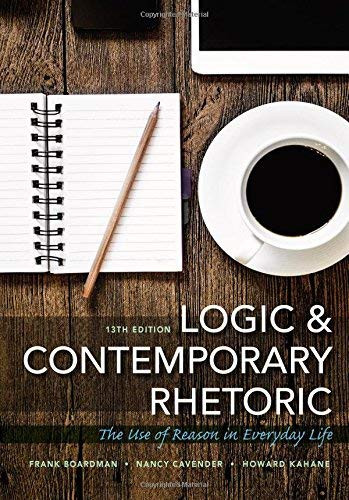 Logic And Contemporary Rhetoric