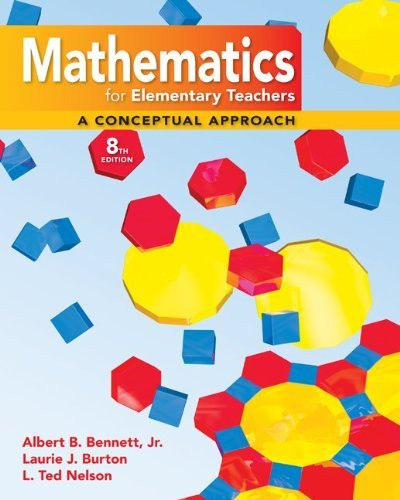 Mathematics For Elementary Teachers A Conceptual Approach