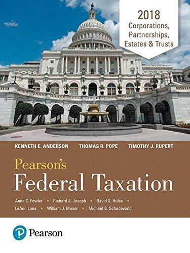 Pearson's Federal Taxation - Corporations Partnerships