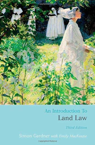 An Introduction To Land Law By Simon Gardner