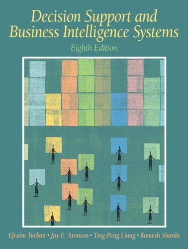 Decision Support And Business Intelligence Systems