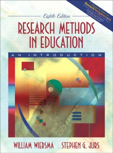 Research Methods In Education