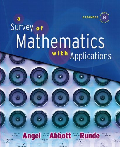 Survey Of Mathematics With Applications