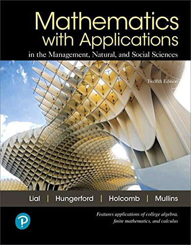 Finite Mathematics With Applications