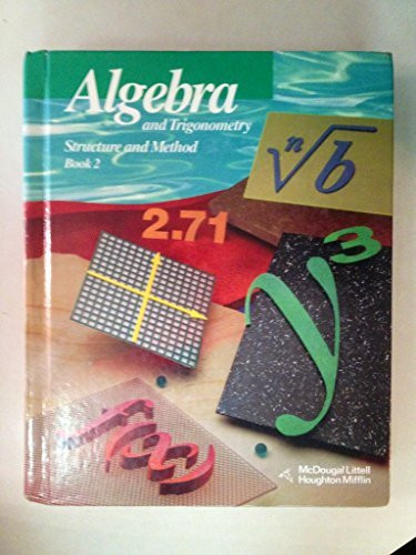 Algebra And Trigonometry Structure And Method Book 2