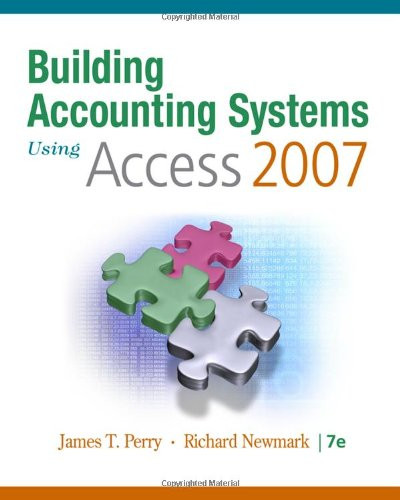 Building Accounting Systems Using Access