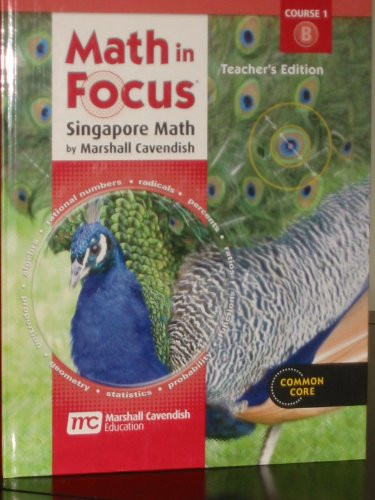 Math in Focus Singapore Math Course 1B Teacher's Edition