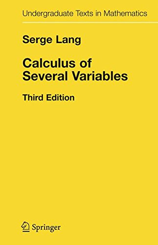 Calculus of Several Variables Calculus of Several Variables