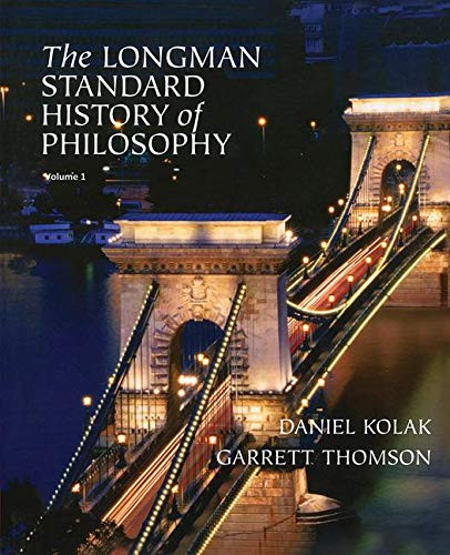 Longman Standard History Of Philosophy And 2 Volume 1