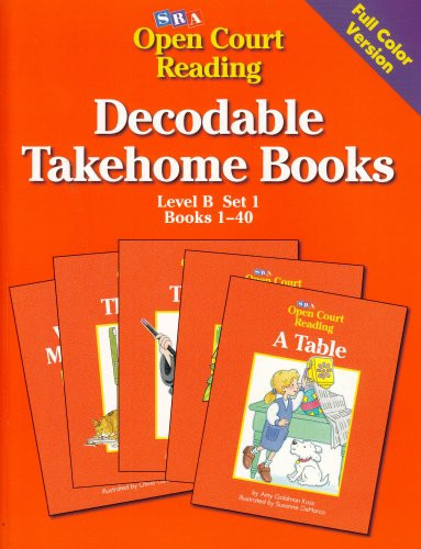 Open Court Reading Decodable Takehome Books Level B