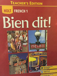 French 1 Bien Dit! Teacher's Edition