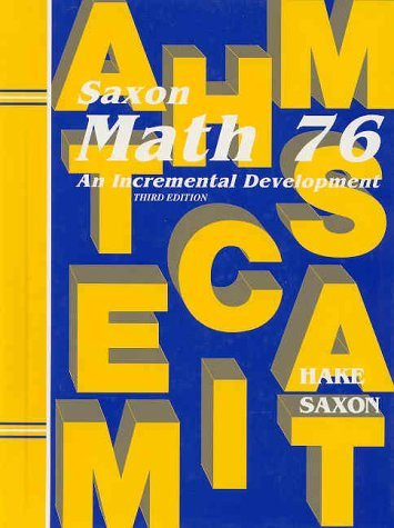Saxon Math 7/6