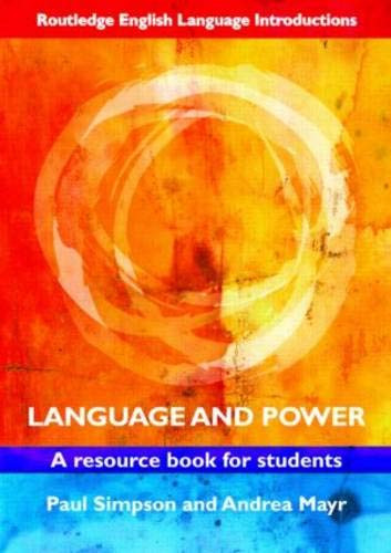 Language and Power: A Resource Book for Students