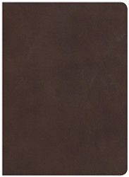 Csb Study Bible, Brown Genuine Leather, Indexed