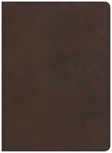 Csb Study Bible, Brown Genuine Leather, Indexed