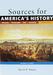 Sources for America's History Volume 1