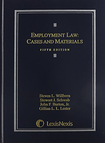 Employment Law: Cases and Materials