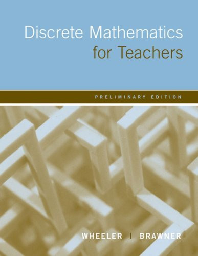 Discrete Mathematics For Teachers