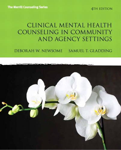 Clinical Mental Health Counseling In Community And Agency Settings