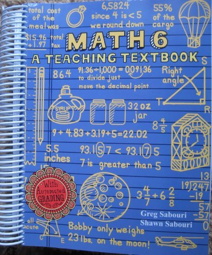 Math 6 A Teaching Textbook