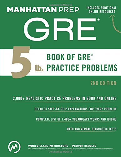 5 Lb Book Of Gre Practice Problems